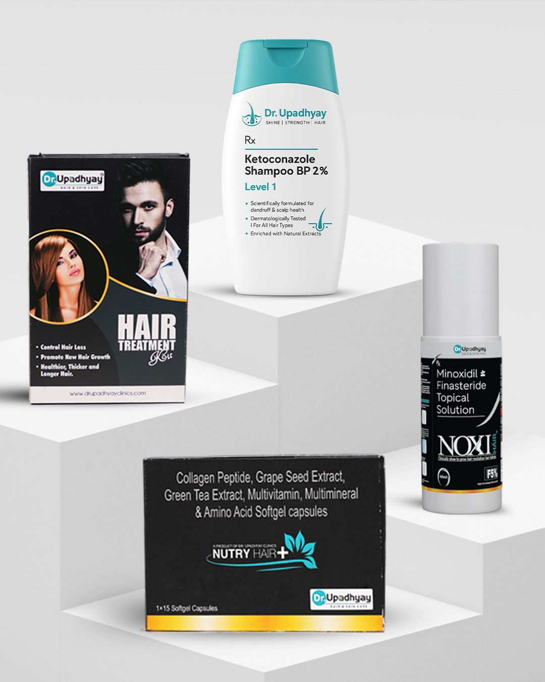 Hair Treatment Kit + Nutry Hair + Noxi Hair + Dandruff Shampo