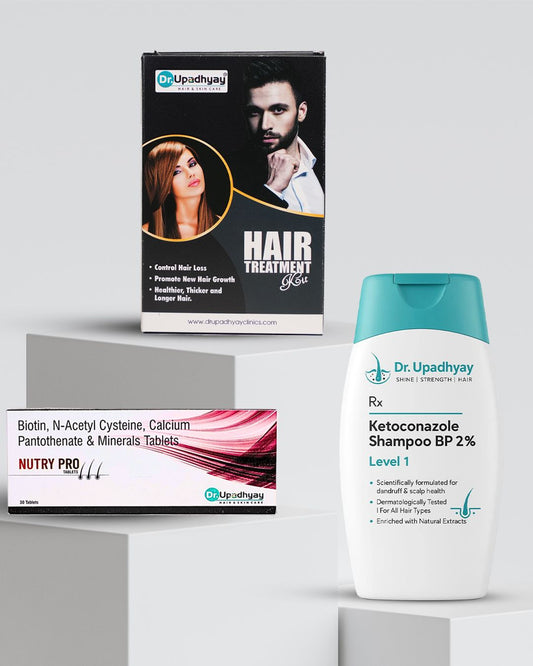 Hair Treatment Kit + Nutry Pro + Dandruff Shampoo